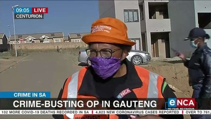 Crime busting operation underway in Gauteng