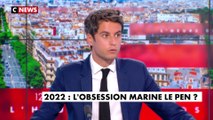 Gabriel Attal : «On se dit que faire confiance à Marine Le Pen, c'est sauter à l'élastique en oubliant de s'attacher»