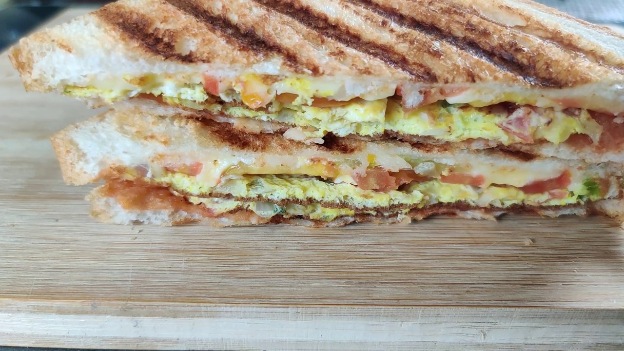 Sandwich in 10 mins | Bread Sandwich Recipe | Grill Sandwich Recipe | Quick & easy breakfast recipe.
