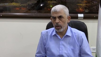 Hamas'ın Gazze sorumlusu Sinvar, varılan ateşkese ilişkin AA muhabirinin sorunlarını yanıtladı (1)