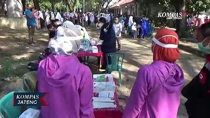 Download Video: Ratusan Santri Tes Swab  Antigen Sebelum Kembali ke Ponpes