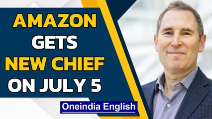 Скачать видео: Jeff Bezos to step down as Amazon chief on July 5, Andy Jassy to take over | Oneindia News