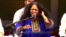 Mesmerizing Ghazal music by Indira Naik at Sufi Festival in India