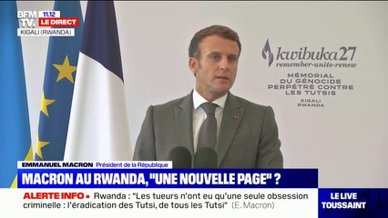Emmanuel Macron au Rwanda: "C'est au nom de la vie que nous devons dire, nommer, reconnaître"