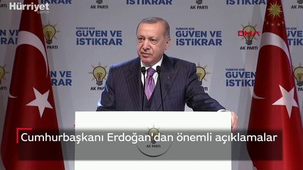 Cumhurbaşkanı Erdoğan, Demokrasi ve Özgürlükler Adası'nda açıklamalarda bulundu