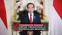 Jokowi Berterima kasih Kepada Umat Buddha di Hari Raya Waisak Karena Hal Ini