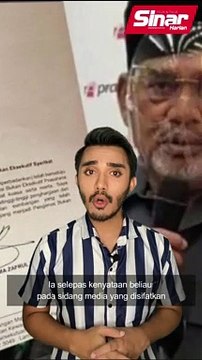Sudah dapat surat Tajuddin ucap terima kasih