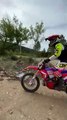 Motorcycle Rider Performs Unintended Front Flip