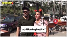 Rakhi Sawant-Mika Singh Hug It Out After The Kissing Controversy; Says, 'Abhi Ham Log Dost Hai'