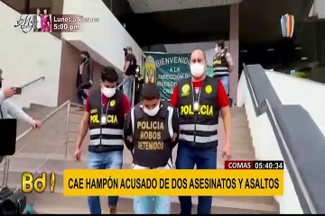Cae peligroso hampón acusado de dos asesinatos en Comas