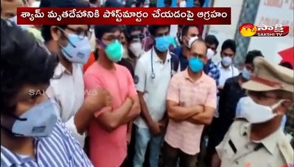 విశాఖ కే జీ హేచ్ లో  జూనియర్  డాక్టర్ ప్రసాద్ రెడ్డి పై దుండగుల దాడి