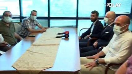 Emin Adanur ve ekibinden OLAY'a ziyaret