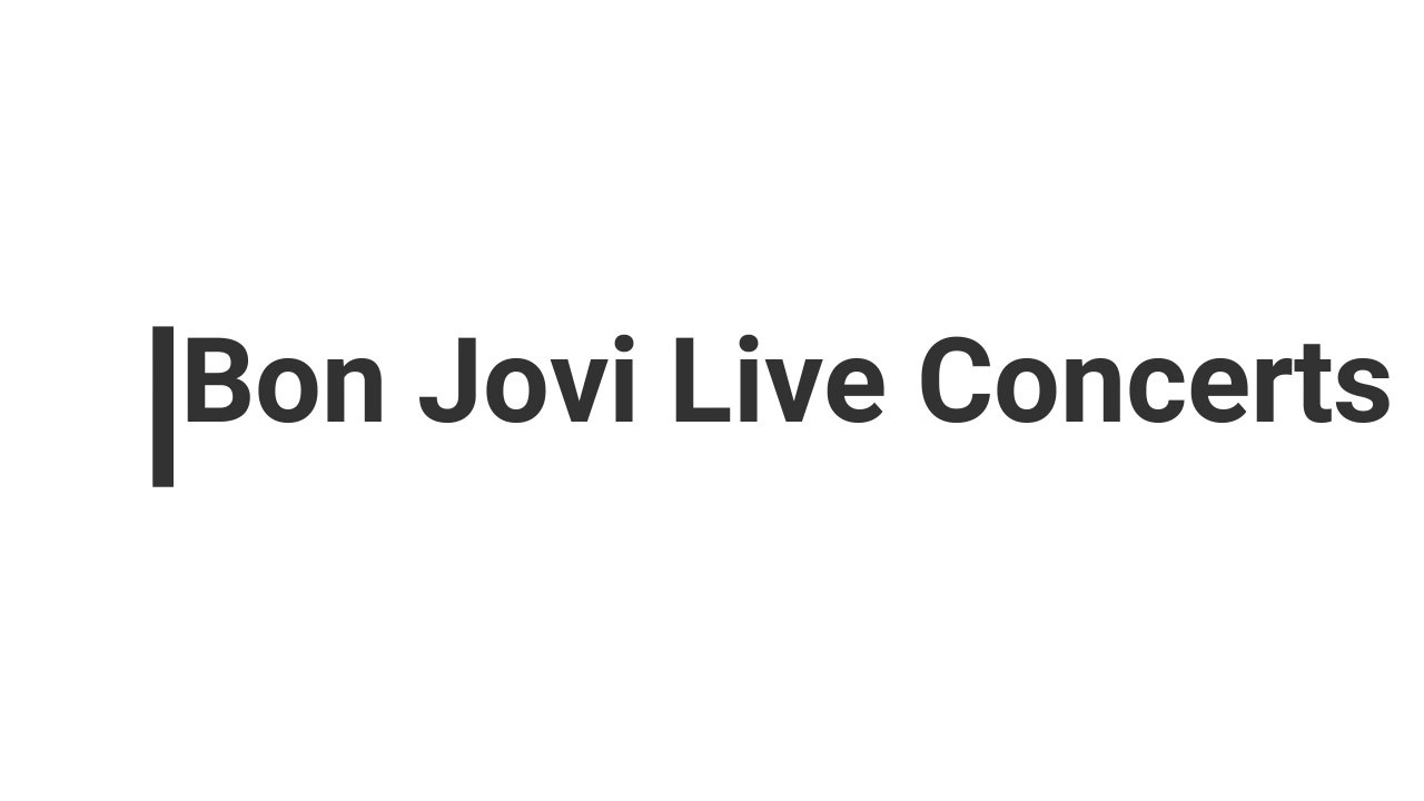 Bon Jovi - Live at Olympiastadion | Pro Shot Remaster | Munich 2008