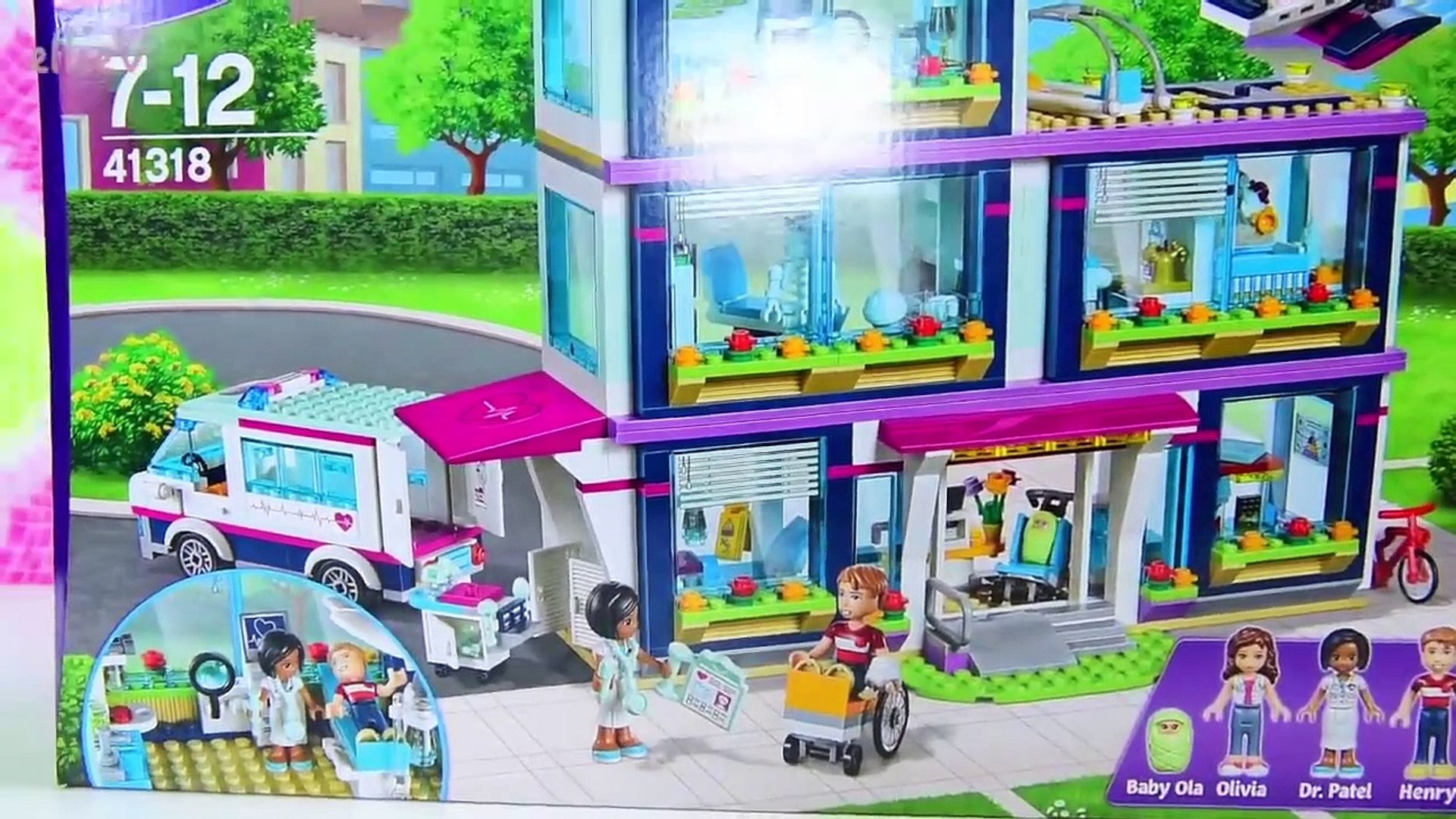 Lego Friends Heartlake Hospital Part 1 Build Review Silly Play Kids Toys