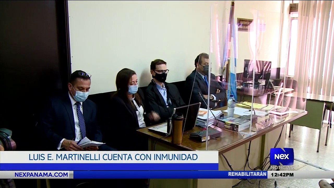 Parlacen ratificó que Luis E. Martinelli cuenta con inmunidad - Nex Noticias