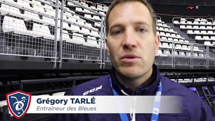 EDF Fem à l'Aren'Ice. Interviews de Grégory Tarlé et Marion Allemoz