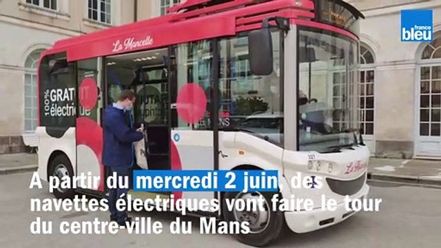 Des navettes électriques gratuites en centre-ville du Mans