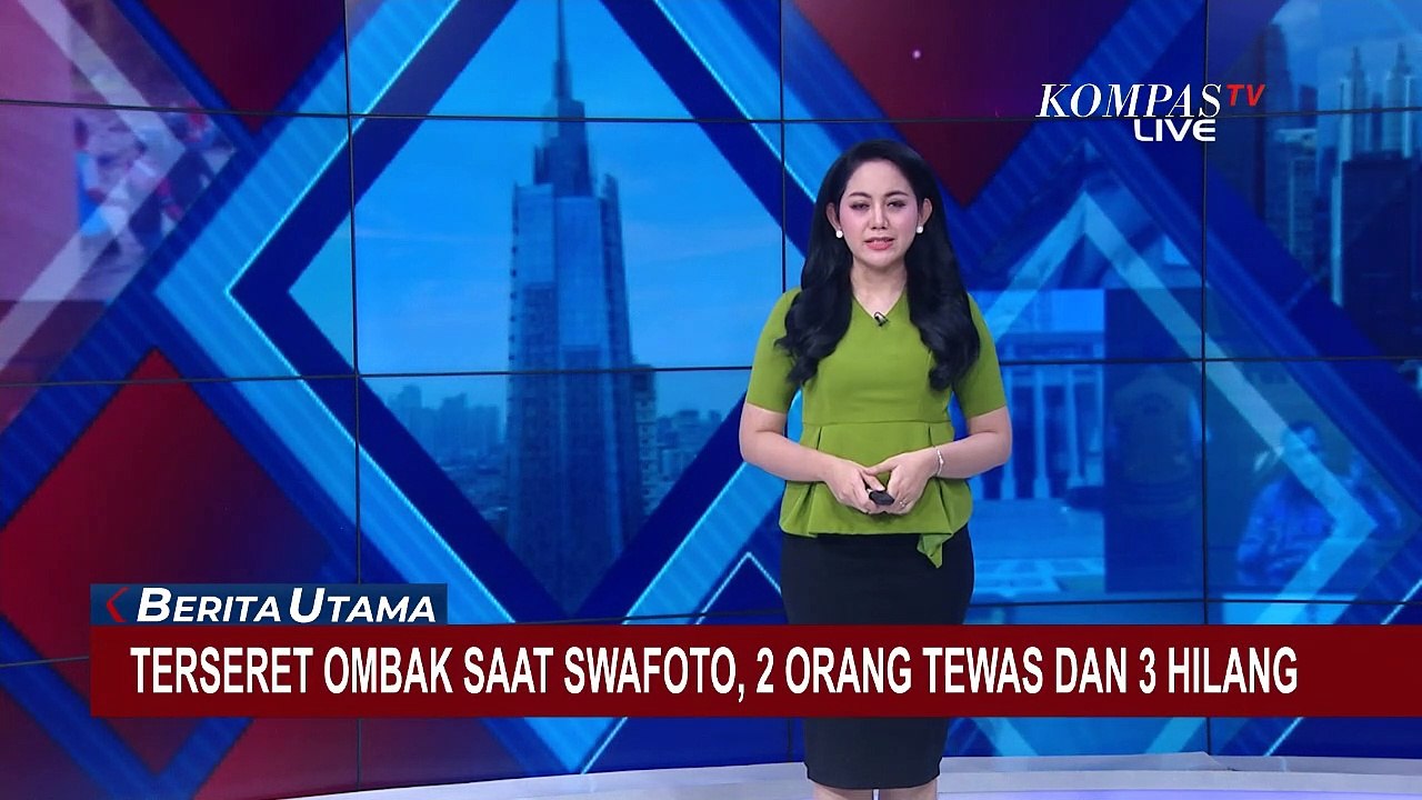 Video Detik-detik 6 Wisatawan Pantai Batu Bengkung Diempas Ombak, 2 Orang Meninggal Dunia