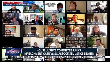 House Justice Committee junks impeachment case vs SC Associate Justice Leonen