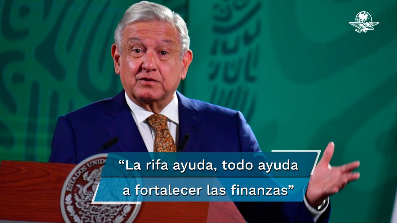 AMLO: Lo que se obtenga de la mega rifa del 15 de septiembre va para programas del bienestar