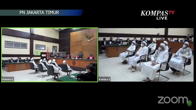 Detik-Detik Hakim Jatuhi Rizieq Vonis 8 Bulan Penjara Kasus Kerumunan Petamburan