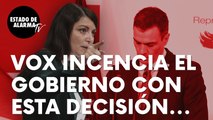 Macarena Olona anuncia la última decisión de Vox que incendia al Gobierno de Sánchez