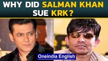 Salman Khan files defamation complaint against actor Kamaal R Khan: Why?| Oneindia News