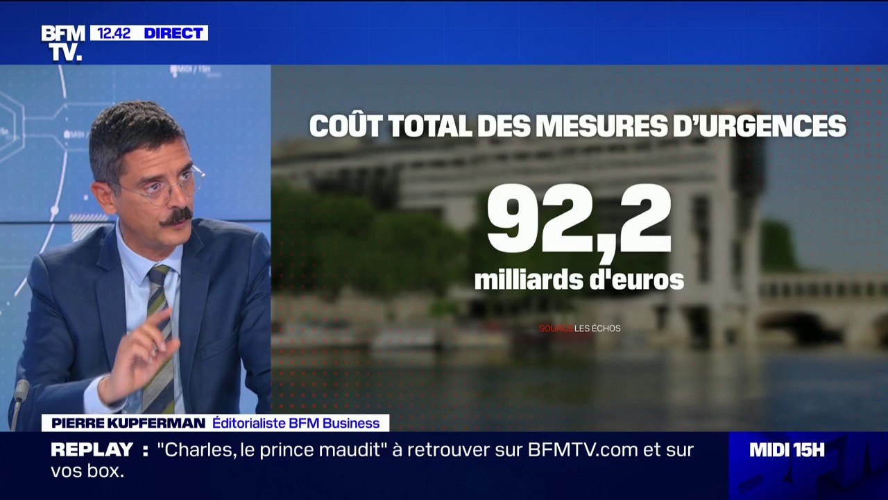 Covid-19: la facture totale des mesures d'urgences dépasse largement le budget initialement prévu