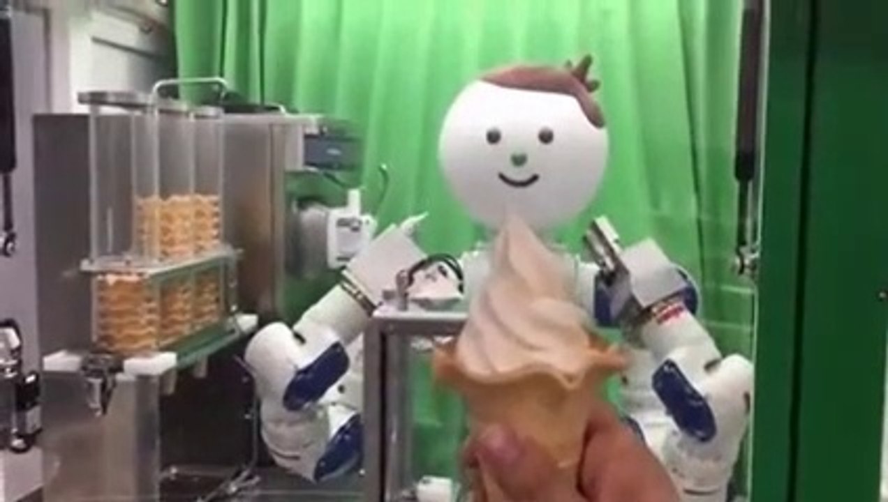 Un distributeur automatique de glaces vraiment très fun