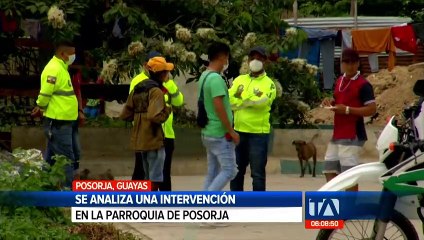 Policía Nacional analiza intervención en la parroquia Posorja
