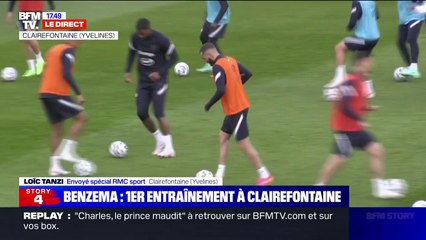 L'équipe de France de football débute son premier entraînement à Clairefontaine pour l'Euro