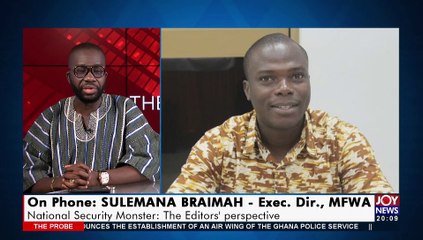 National Security Monster: The Editor's Perspective - The Probe on JoyNews (27-5-21)
