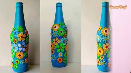 5 Diy Bottle Art / Bottle Decoration Ideas