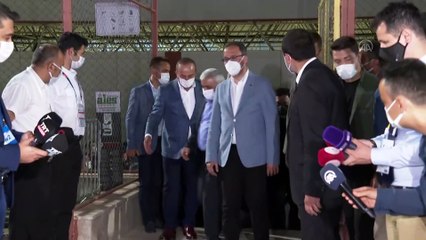 ANTALYA - Türkiye - Azerbaycan maçının ardından - Bakanlar Kasapoğlu ve Çavuşoğlu