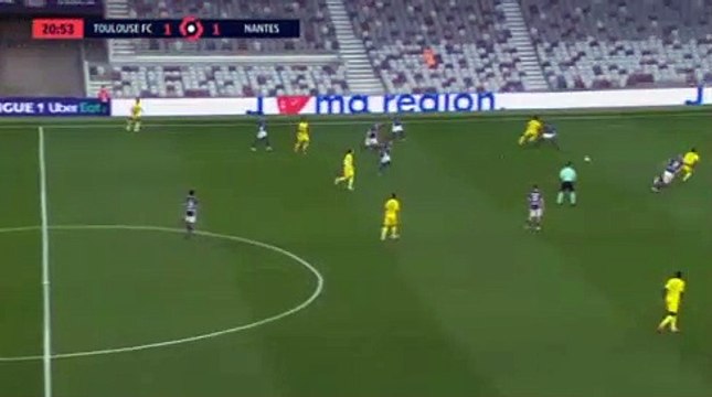 Toulouse 1 - 2 Nantes 27/05/2021 Goal 22'Kolo R., Nantes , HD AMAZING , FRANCE Ligue 1 - Relegation