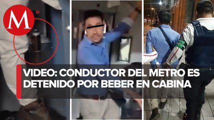 Detienen a conductor del Metro de CdMx por llevar latas de cerveza en cabina