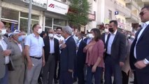 HDP Eş Genel Başkanı Mithat Sancar esnafı ziyaret etti