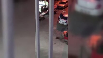 Eski eşini sokak ortasında darbeden kişi yakalandı