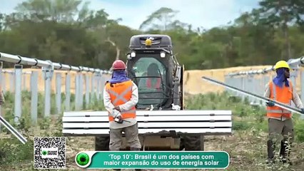 ‘Top 10’- Brasil é um dos países com maior expansão do uso de energia solar