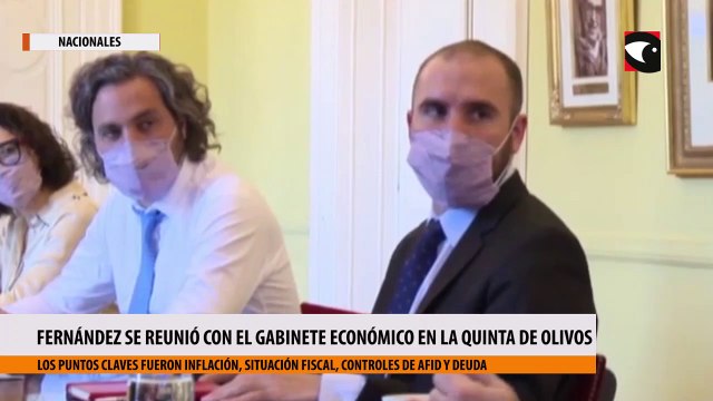 El presidente Alberto Fernández se reunió hoy con el Gabinete Económico en la Quinta de Olivos