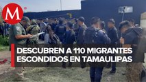 Liberan a 110 migrantes entre ellos siete niños en Tamaulipas