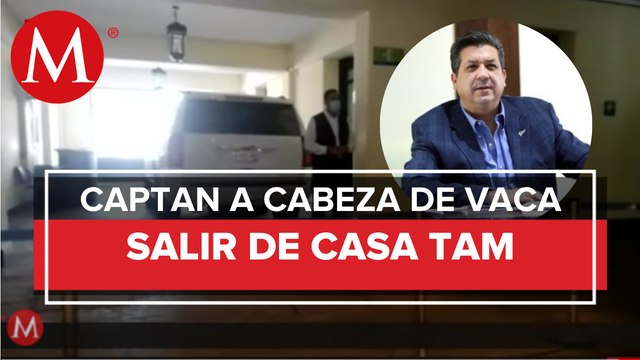Cabeza de Vaca sale de Casa de Gobierno de Tamaulipas