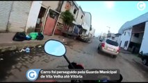 Carro foi perseguido pela Guarda Municipal de Vila Velha até Vitória