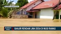 Banjir Rob Rendam Permukiman Warga di Kawasan Muara Angke, Jakarta Utara
