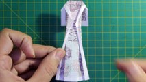 Demo money origami dress | robe de demo argent origami