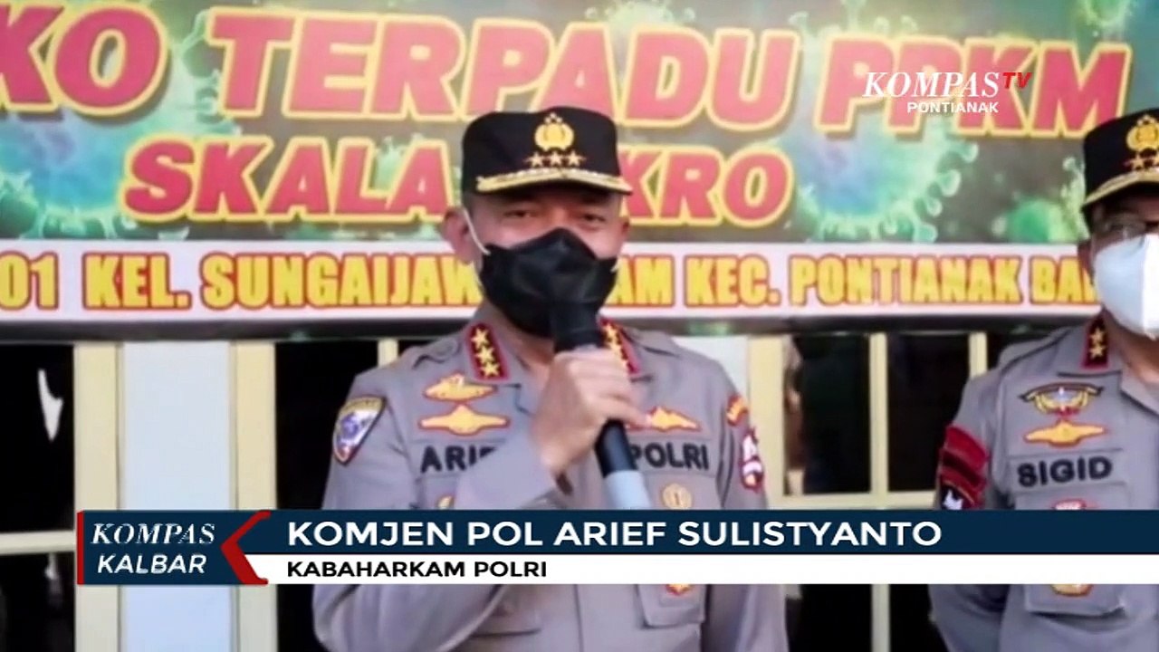 Kabaharkam Polri Tinjau Posko PPKM Mikro di Pon...