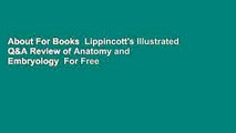 About For Books  Lippincott's Illustrated Q&A Review of Anatomy and Embryology  For Free