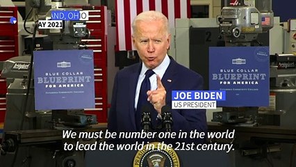Biden: 'We must be number one in the world to lead the world'