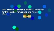 Full version  Stedman's Medical Dictionary for the Health Professions and Nursing  For Free