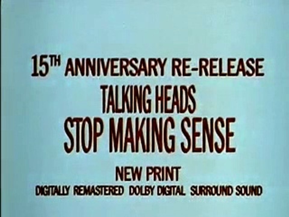 Stop Making Sense (Trailer HD)